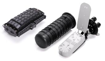 Botellas de empalme, terminales y accesorios