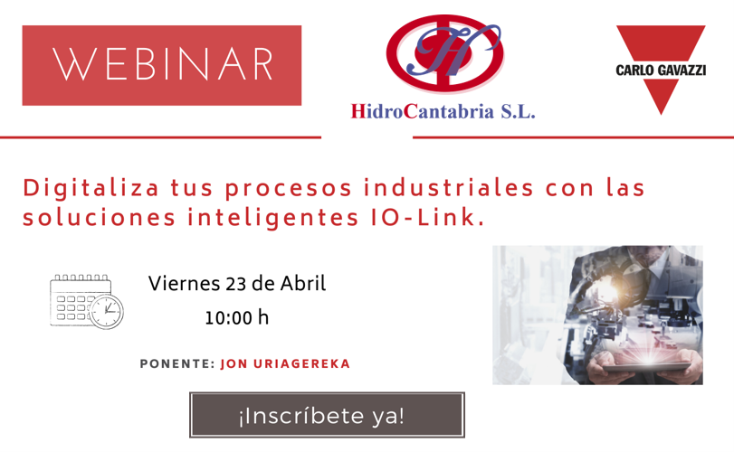 Webinar “Digitaliza tus procesos industriales con las soluciones IO-LINK”