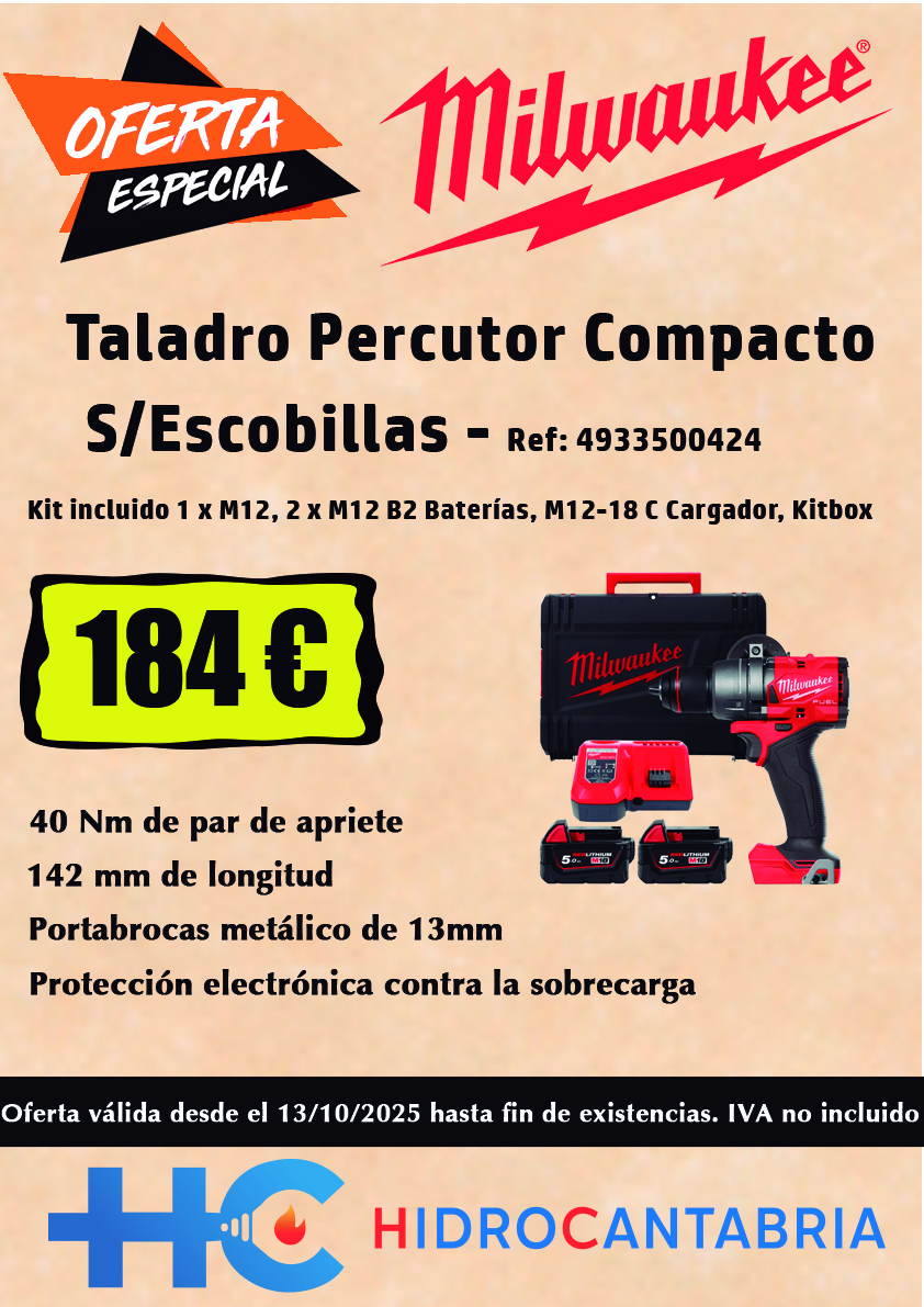 Taladro percutor subcompacto M12™ BRUSHLESS - Imagen 2