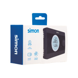 Termostato difital on-off Preto